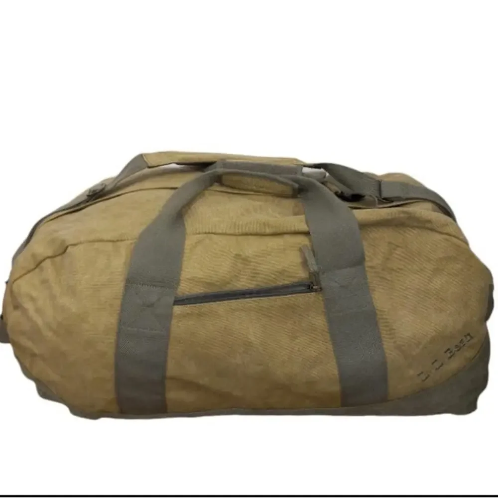 L.L Bean Sunwashed Canvas Adventure Duffel large